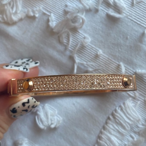 Michael Kors Rose Gold Jewelry Cuff, In Dust Bag - Picture 1 of 4
